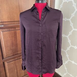 Satin purple top (women)